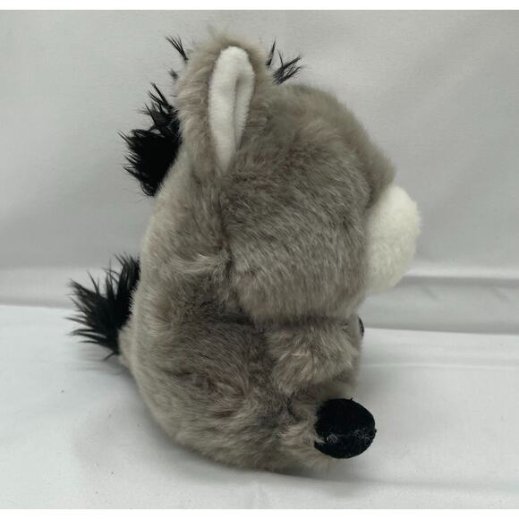 Bray Donkey Plush Stuffed‎ Animal Aurora 7" Gray - Picture 3 of 5